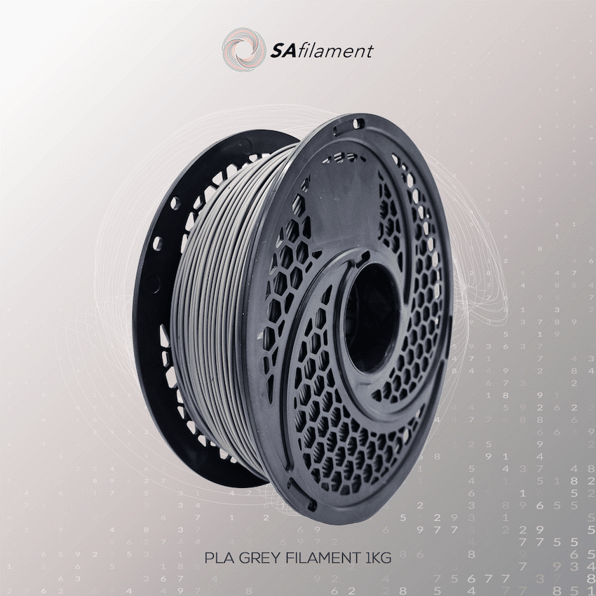 PLA Grey Filament 1kg, 1.75mm - Image 7