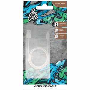 Alternative view of Pro Bass Braided Series Micro USB Cable 1.2m