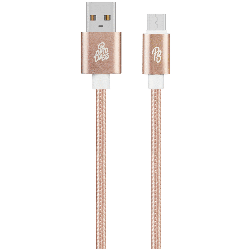 Pro Bass Braided Series Micro USB Cable - 1.5m