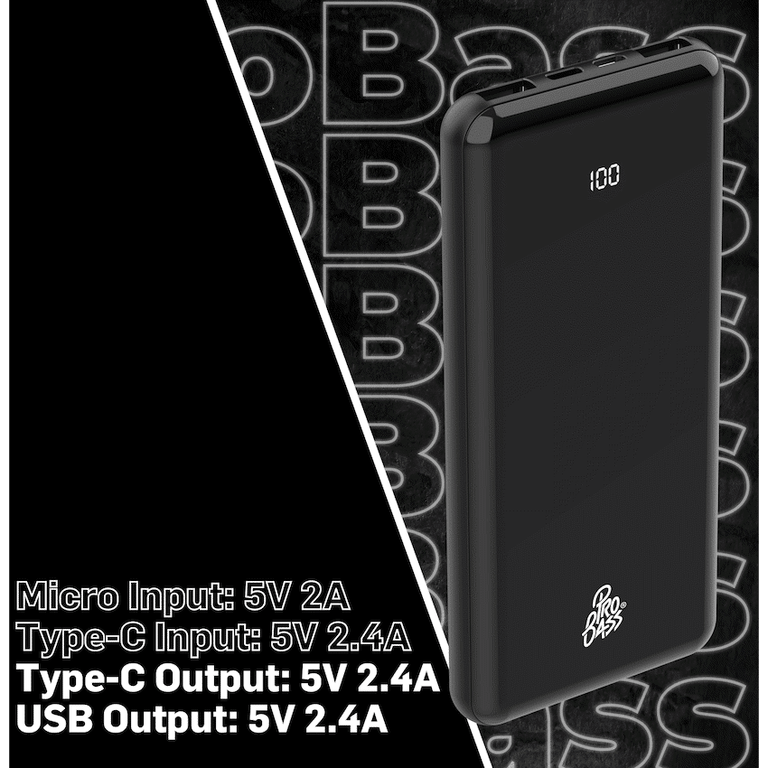 Pro Bass ChargeMax 2 10 000mAh power bank - Image 6