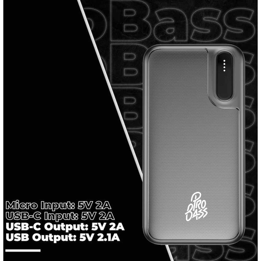 Pro Bass ChargeMax Series 20000mAh Power Bank - Image 4