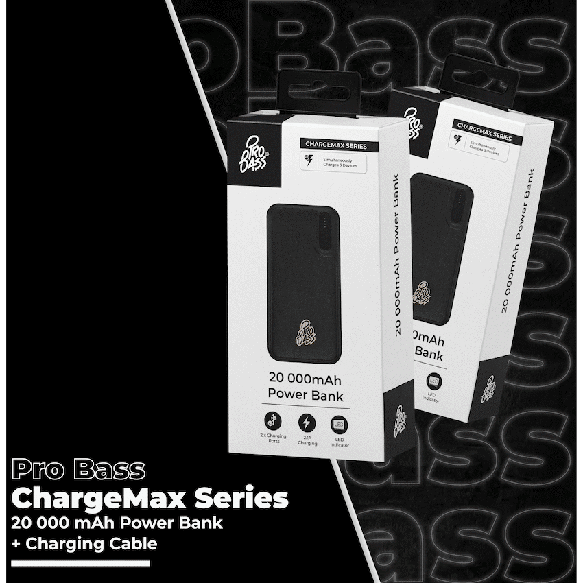 Pro Bass ChargeMax Series 20000mAh Power Bank - Image 7