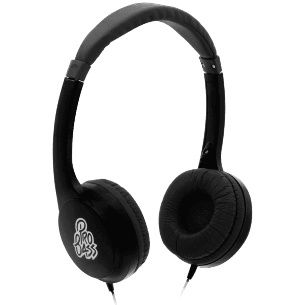 Pro Bass Elevate Series Auxiliary Headphone – Black — Pro Bass Elevate Series Auxiliary Headphone – Black