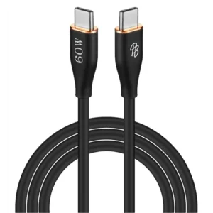 Alternative view of Pro Bass FlexiCord Series 2m 60w Type-C to Type-C Charging Cable