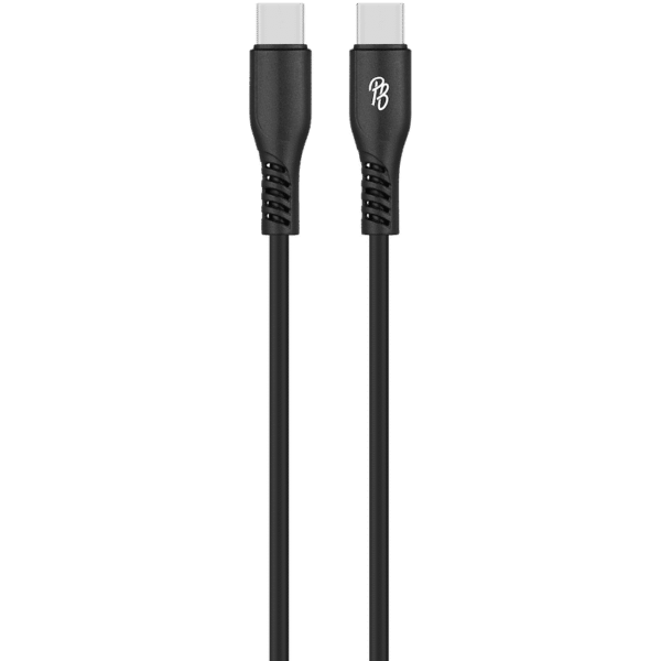 Pro Bass Fuse Series 1m Type-C to Type-C Cable – Black — Pro Bass Fuse Series 1m Type-C to Type-C Cable – Black
