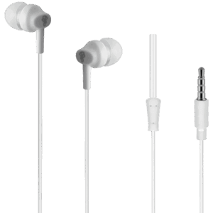 Pro Bass Genesis Series 3.5mm Wired Earphones (No Mic) - White