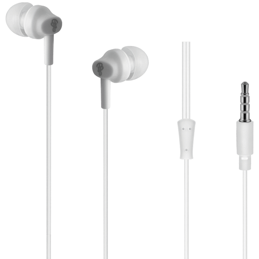 Pro Bass Genesis Series 3.5mm Wired Earphones (No Mic) - White