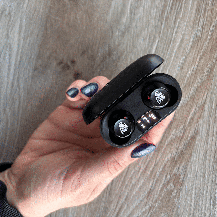 Pro Bass Nova Series TWS Earphone - Black - Image 6