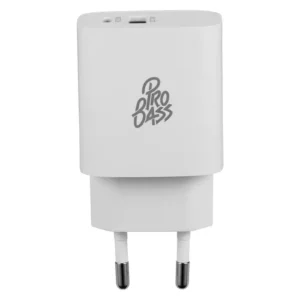 Alternative view of Pro Bass Rapidcharge Series 20w+18w Dual USB and Type-C Wall Charger