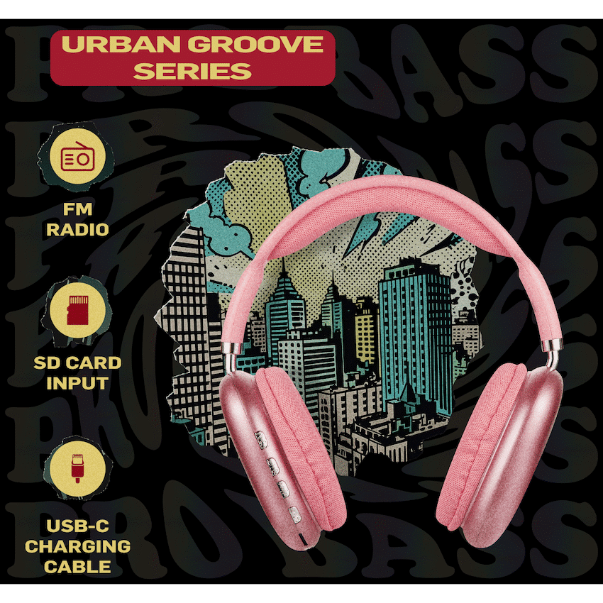 Pro Bass Urban Groove Series Bluetooth Headphones - Image 23