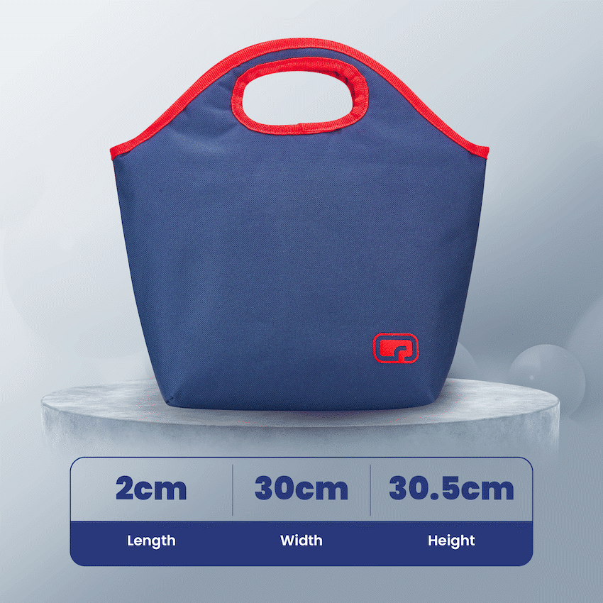 Quest BF Value Lunch Cooler - Navy/Red - Image 4