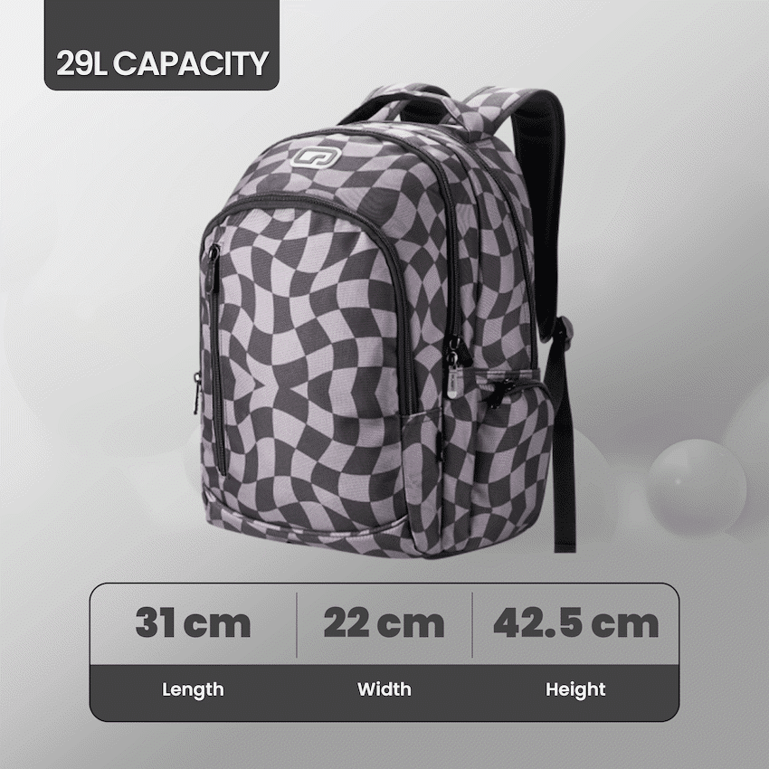 Quest Checker Senior Scholar Backpack Grey - Image 5