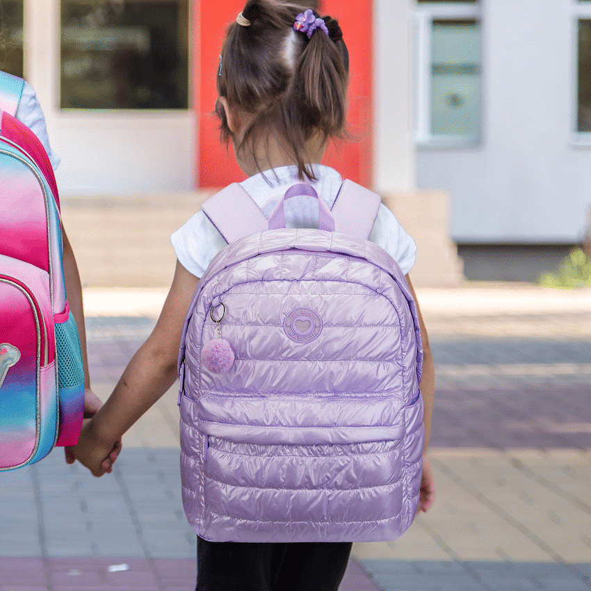 Quest Crinkle-Pop Backpack Lilac - Image 5