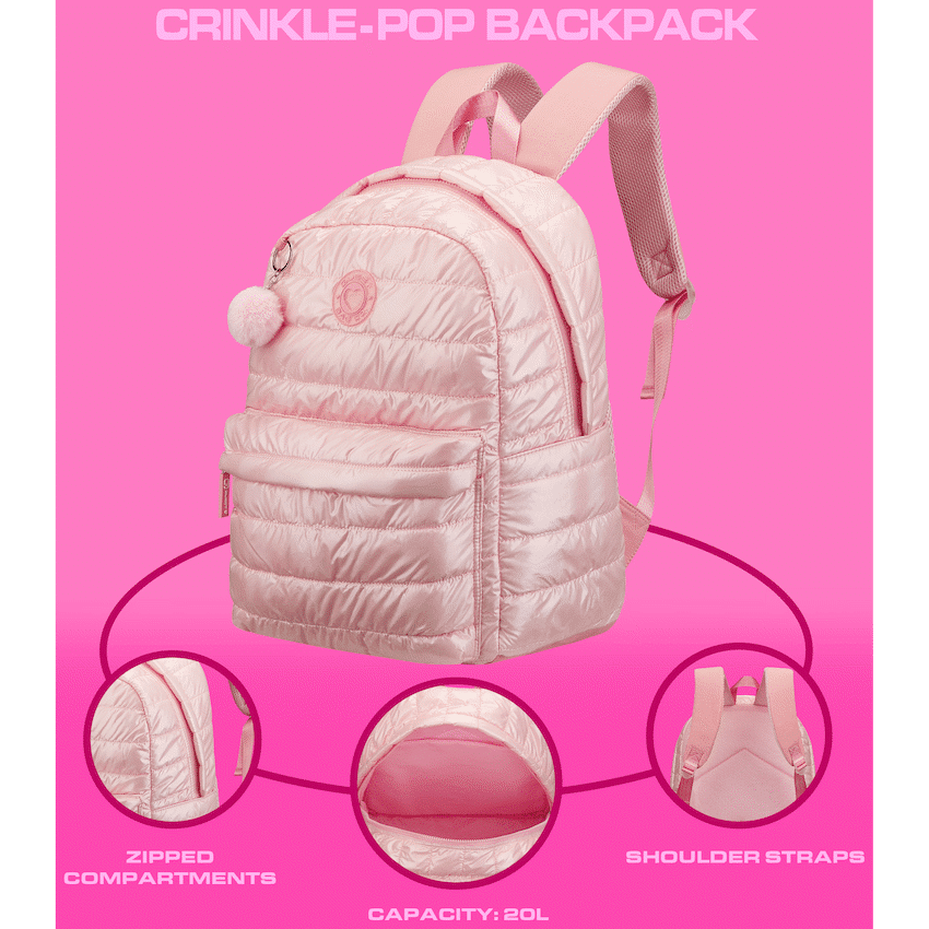 Quest Crinkle-Pop Backpack Pink - Image 4