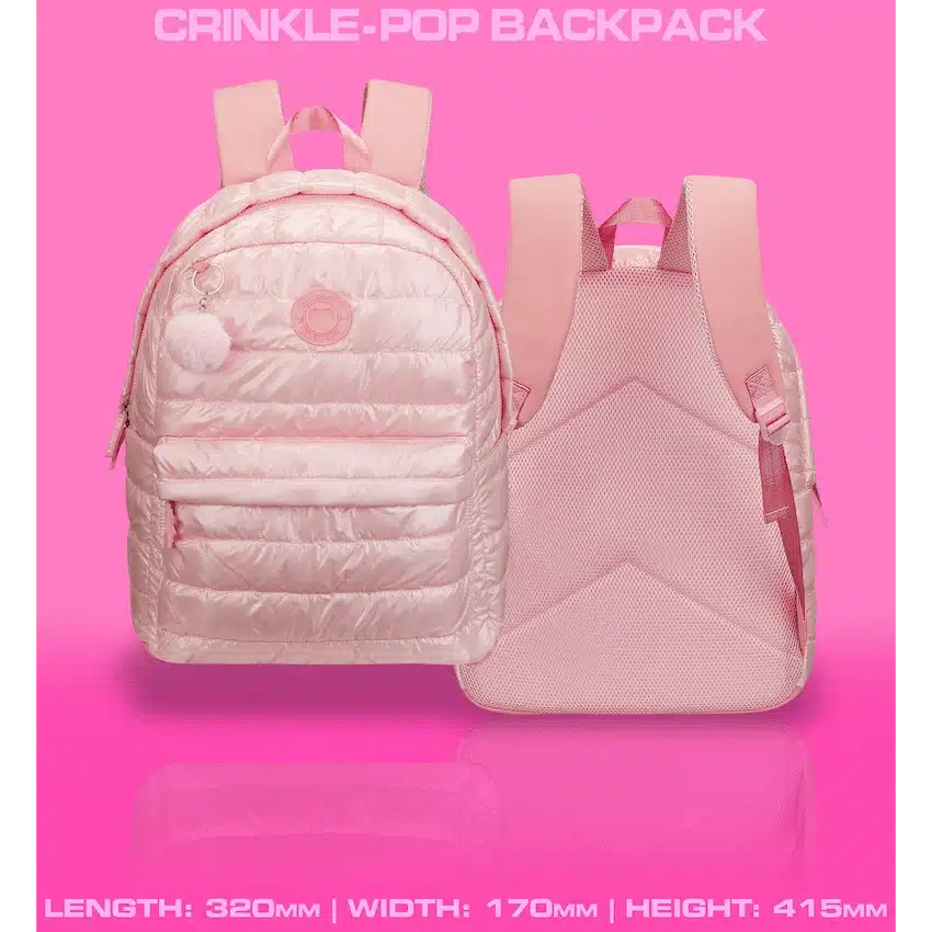 Quest Crinkle-Pop Backpack Pink - Image 6