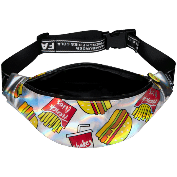 Quest Fries Moonbag – Silver — Quest Fries Moonbag – Silver