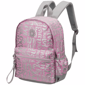 Quest Love-letter Backpack Pink