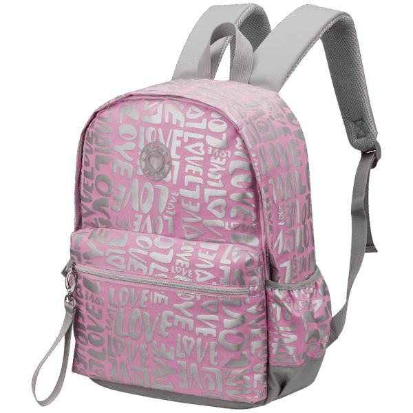 Quest Love-letter Backpack Pink