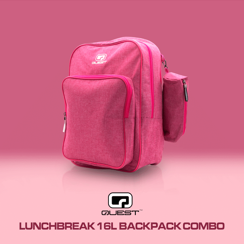 Quest Lunchbreak 16l Backpack Combo - Pink - Image 7