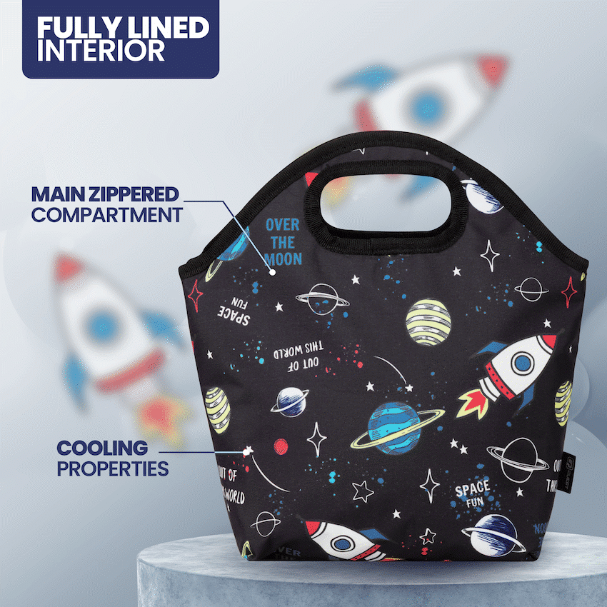 Quest Planets Value Lunch Cooler Black - Image 5