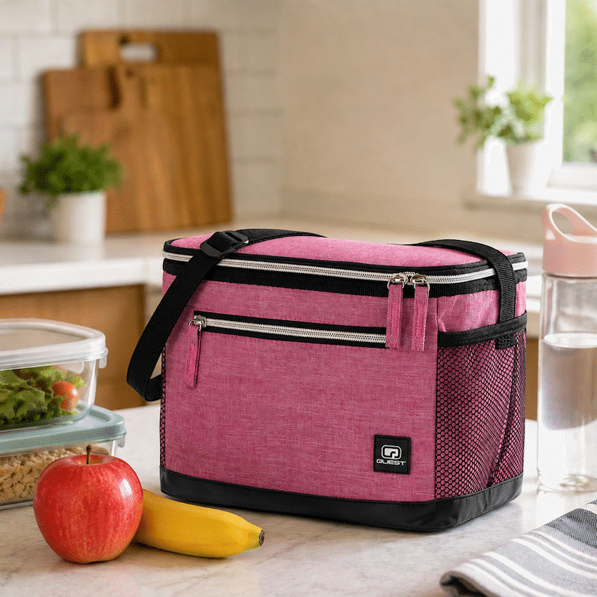 Quest Pollo Lunch Cooler - Pink - Image 4