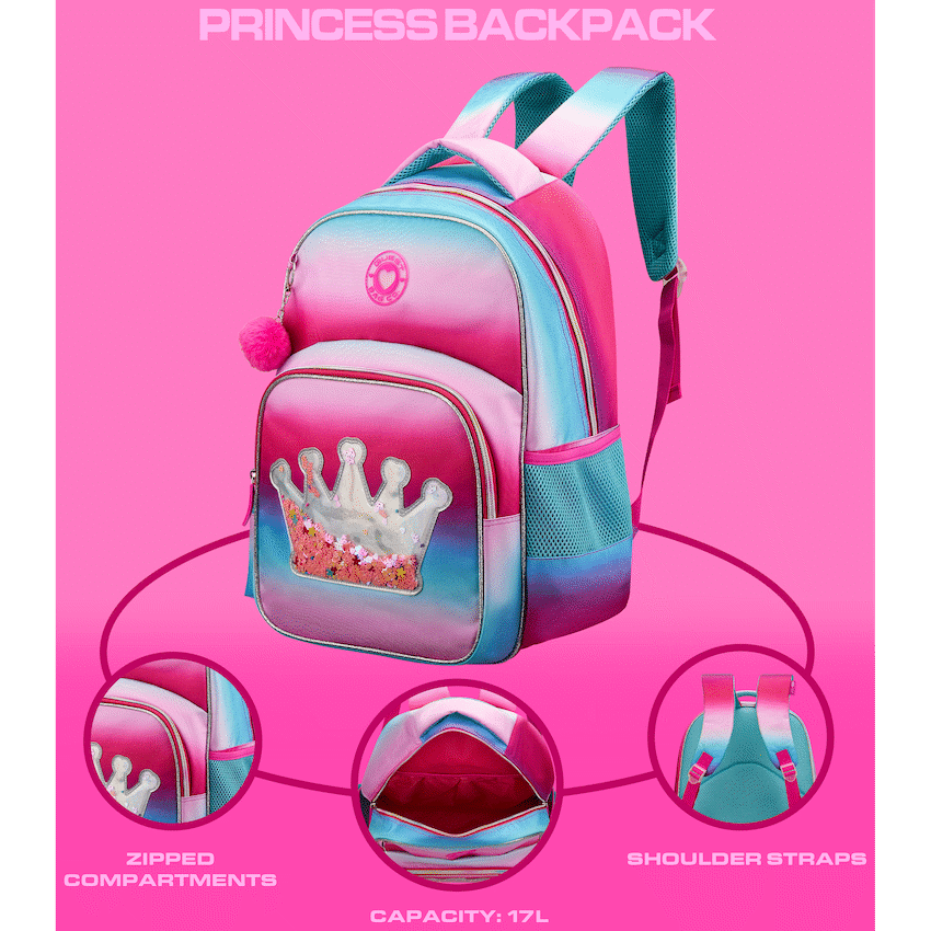 Quest princess Backpack Pink - Image 5