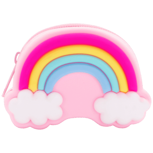 Quest Rainbow Silicone Purse – Pink — Quest Rainbow Silicone Purse – Pink