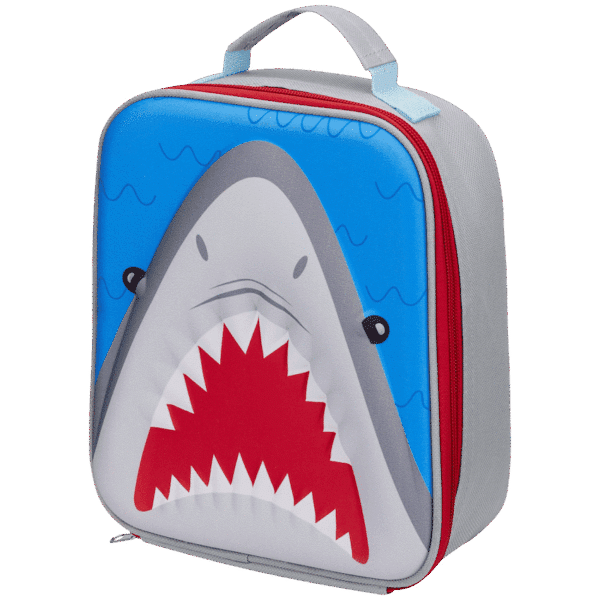 Quest Shark 3D EVA Lunch Bag – Grey — Quest Shark 3D EVA Lunch Bag – Grey