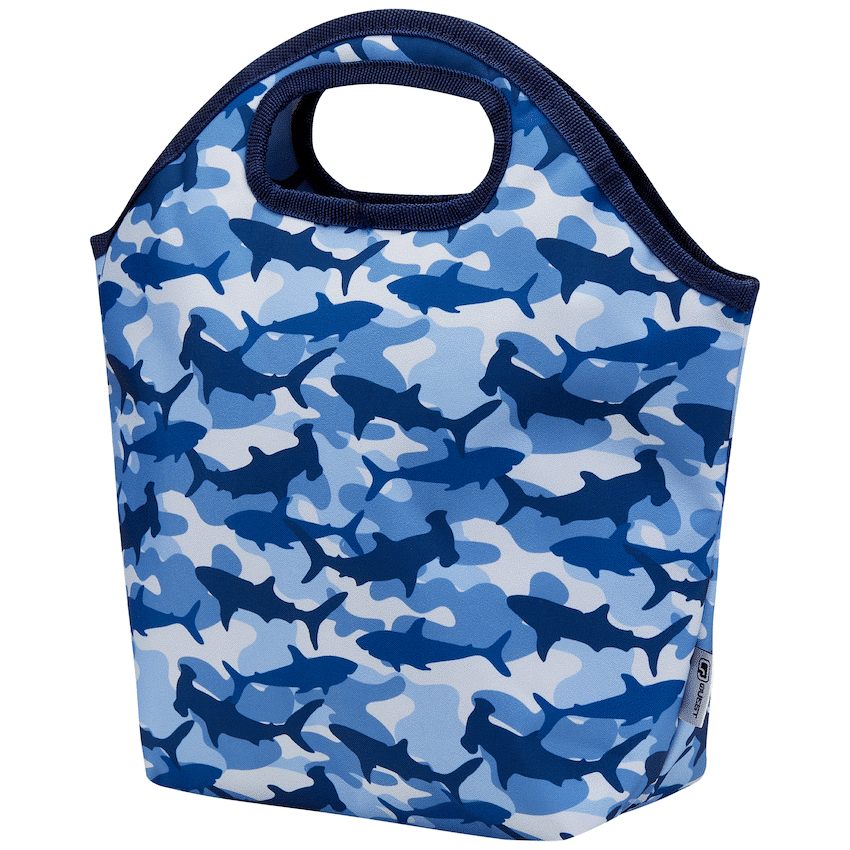 Quest Shark Cammo Lunch Bag Blue - Image 2
