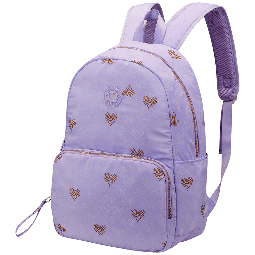 Quest Silky Heart Backpack Lilac - Image 2