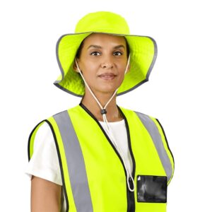 Alternative view of Roadside Hi-Viz Reflective Hat