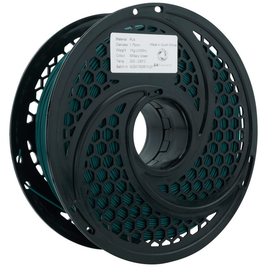 SA Filament PLA Filament 1kg - Military Green - Image 2