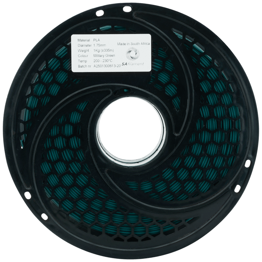 SA Filament PLA Filament 1kg - Military Green - Image 8