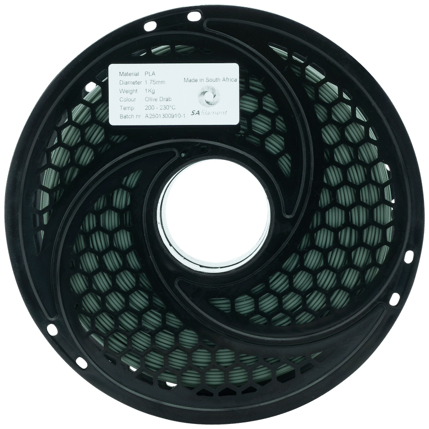 SA Filament PLA Filament 1kg - Olive Drab - Image 8