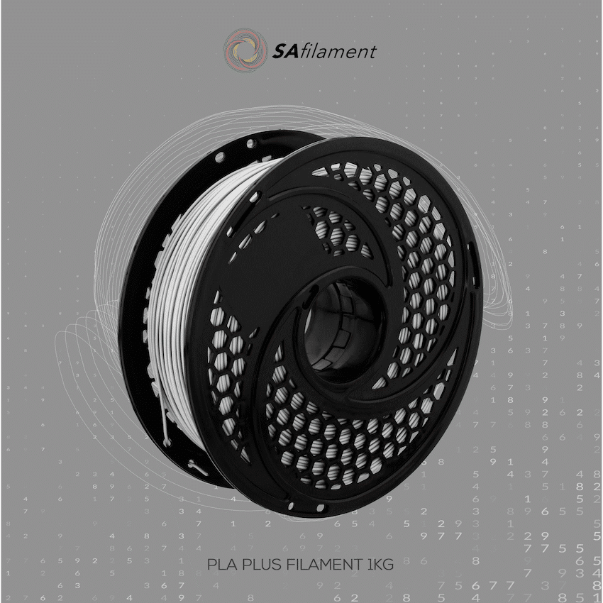 SA Filament PLA Plus Chrome Filament 1kg - Silver - Image 18