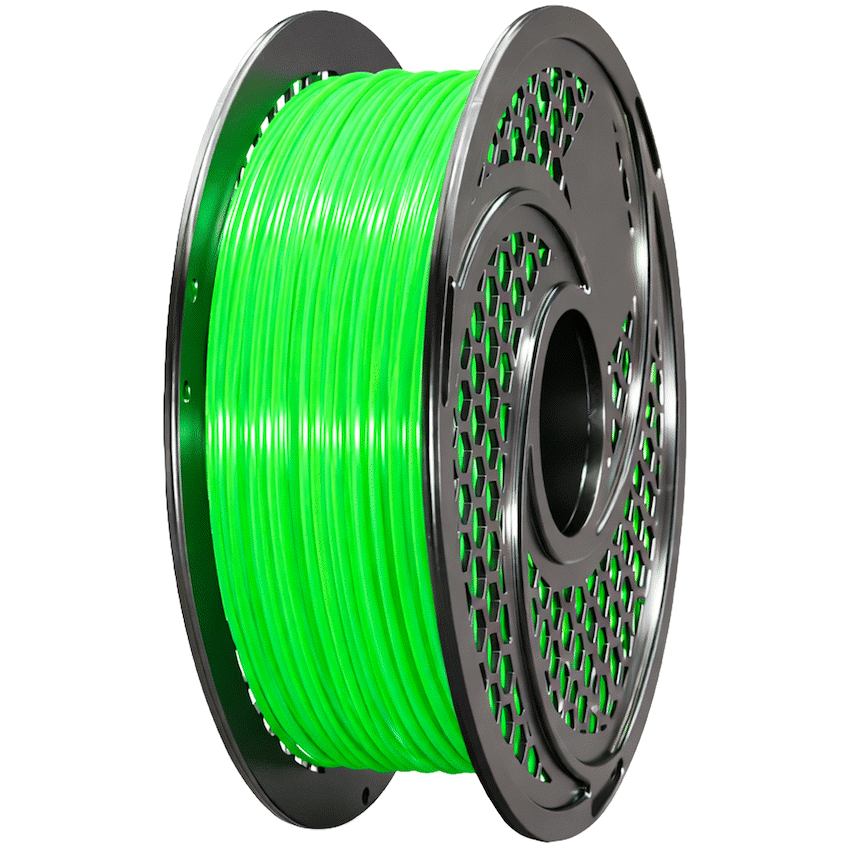 SA Filament PLA UV Neon Filament 1kg - Luminous Green - Image 2