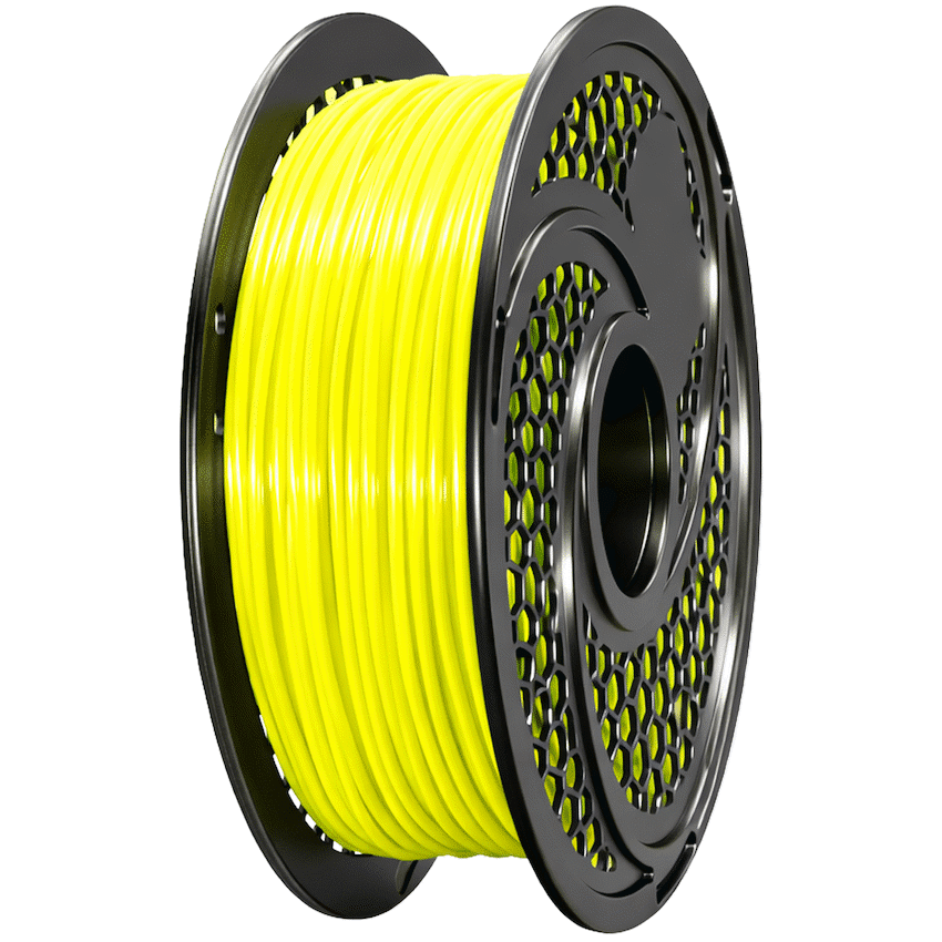 SA Filament PLA UV Neon Filament 1kg - Lunar Yellow - Image 2
