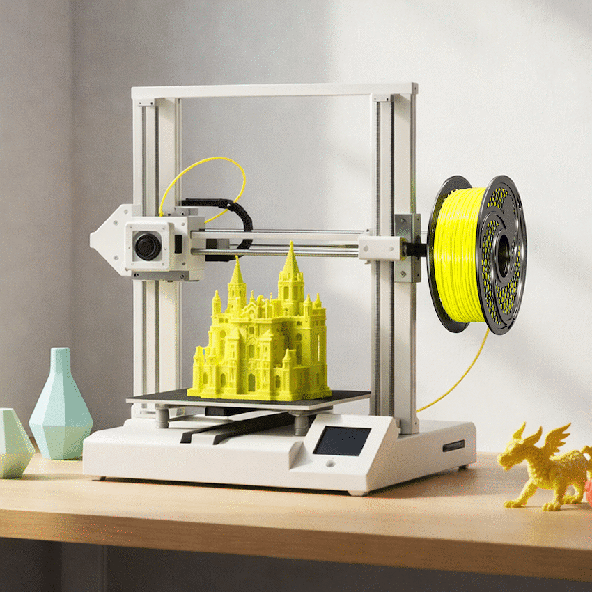 SA Filament PLA UV Neon Filament 1kg - Lunar Yellow - Image 5