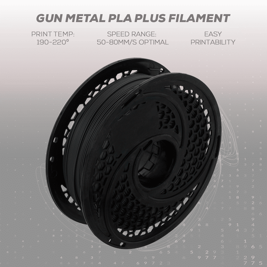 SA Filament Silk PLA Plus Filament 1kg - Gun Metal - Image 9