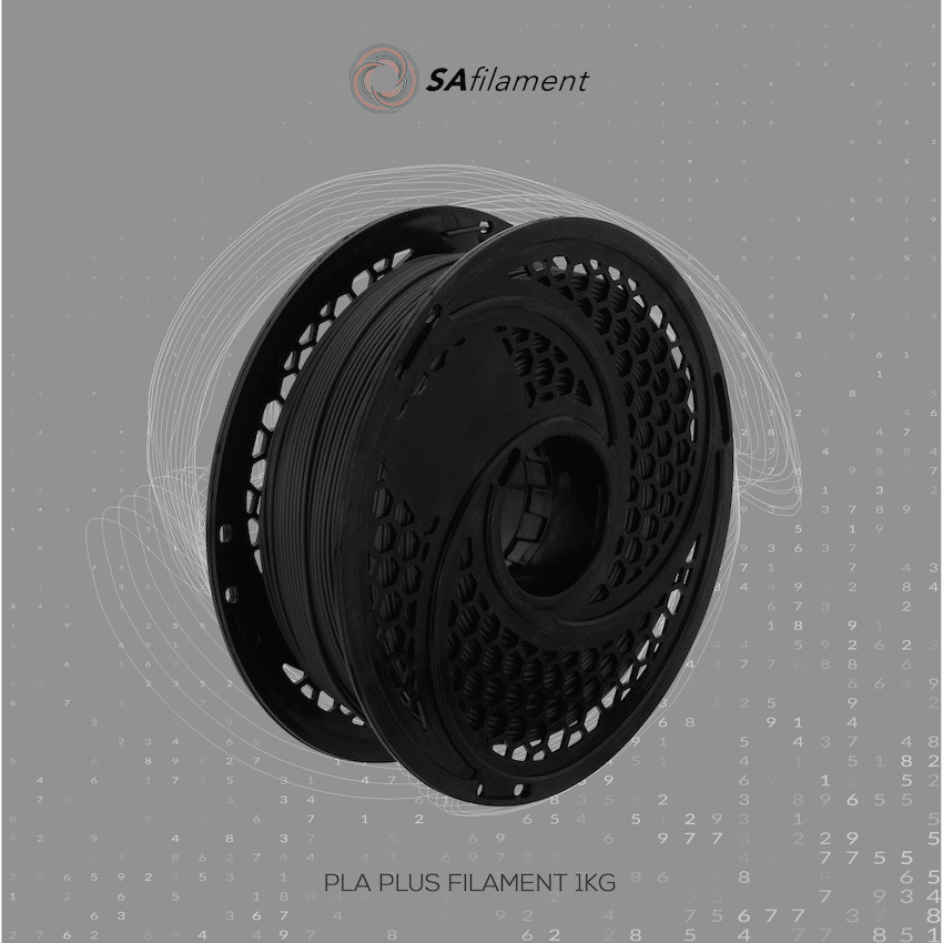 SA Filament Silk PLA Plus Filament 1kg - Gun Metal - Image 13