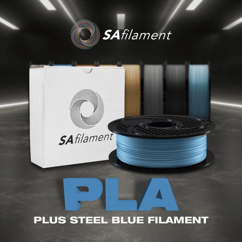SA Filament Silk PLA Plus Filament 1kg - Steel Blue - Image 9