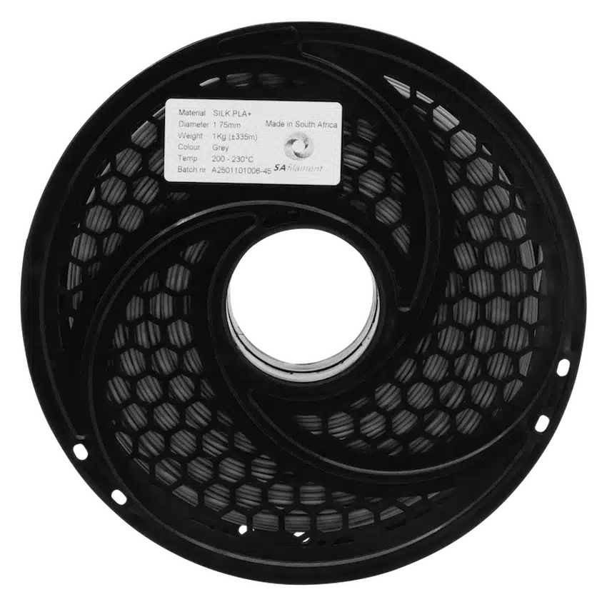 SA Filament Silk PLA Plus Gloss Filament 1kg - Grey - Image 12