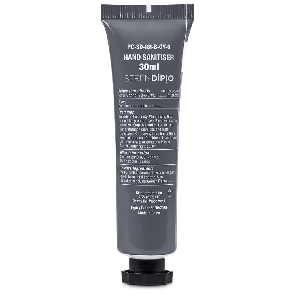 Serendipio Lunara Gel Hand Sanitiser - 30ml - Image 2