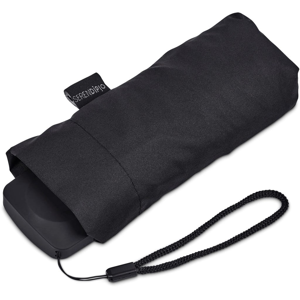 Serendipio Salem Recycled PET Compact Umbrella with EVA Pouch - Image 7
