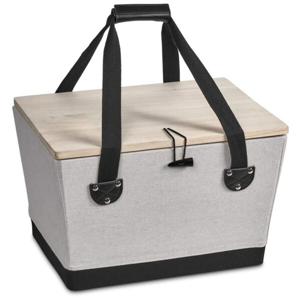 Serendipio Willow 4-Person Picnic Basket — Serendipio Willow 4-Person Picnic Basket