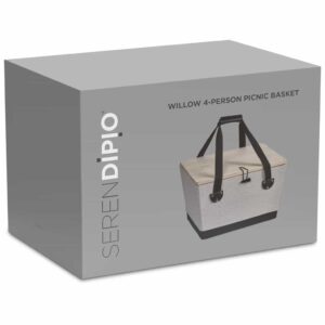 Alternative view of Serendipio Willow 4-Person Picnic Basket