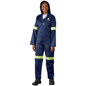 Site Premium Polycotton Jacket – Reflective Arms – Yellow Tape