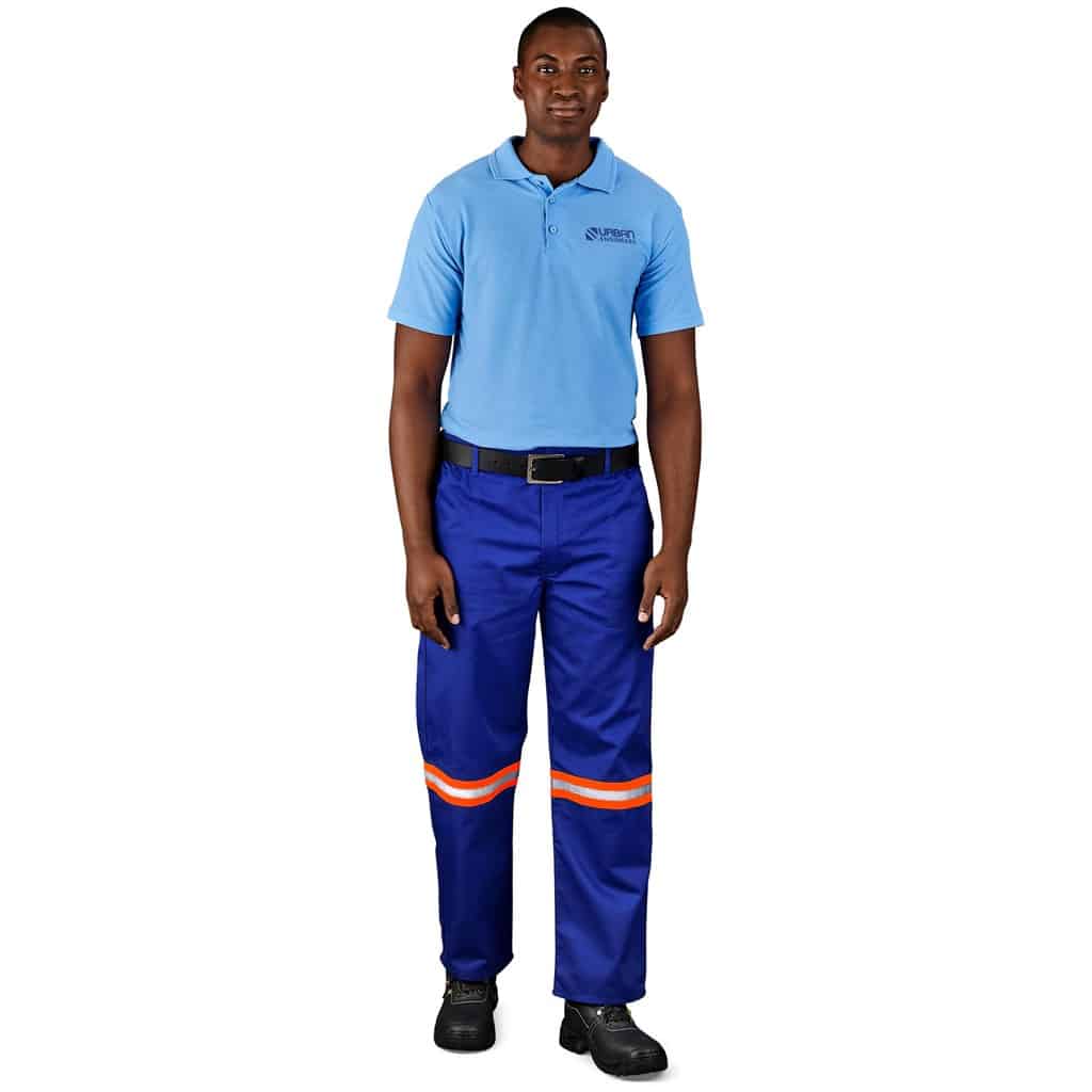 Site Premium Polycotton Pants - Reflective Legs - Orange Tape - Image 7
