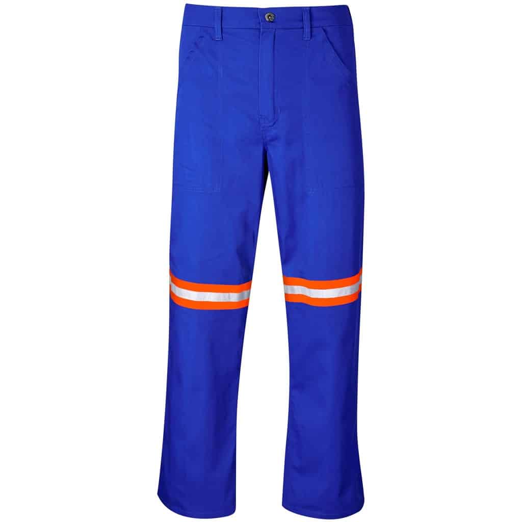Site Premium Polycotton Pants - Reflective Legs - Orange Tape - Image 16