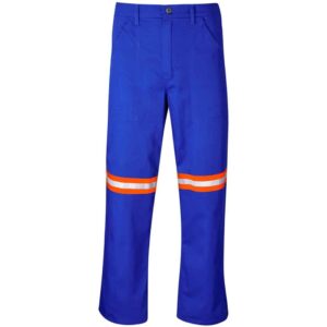 Site Premium Polycotton Pants – Reflective Legs – Orange Tape